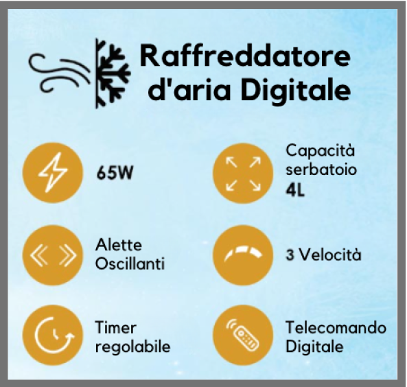 Raffreddatore d'aria Digitale